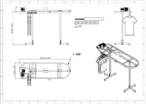 single-tier I-shape Closet Carousel